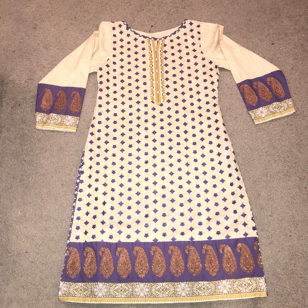 3 pc Khaadi embroidered cotton suit